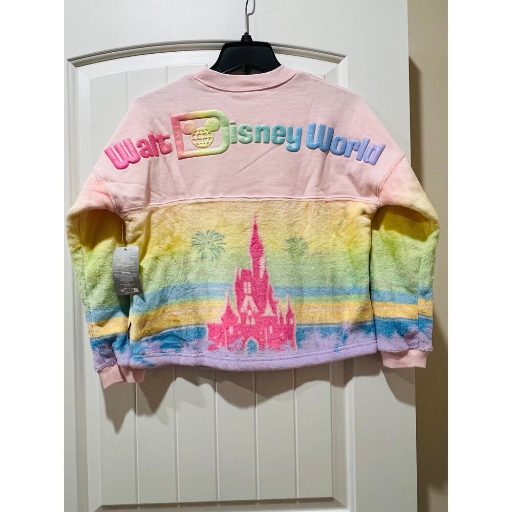 NWT❤️Walt Disney World Fleece Spirit Jersey for Girls – Pastel Pink szL - Picture 9 of 10